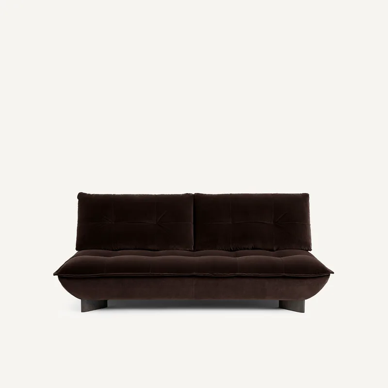 Καναπές σύνθεσης από βελούδο Μ138xΠ202xΥ84cm