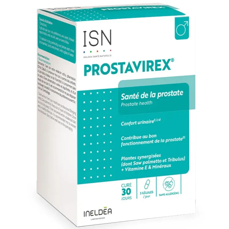 Ineldea Santé Naturelle Prostavirex Prostate Health 90 capsules