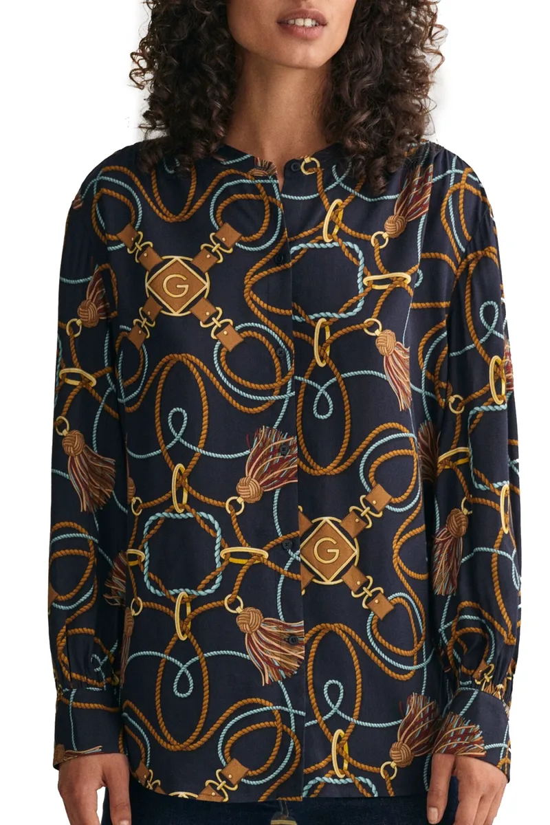 Μπλούζα Μακρυμάνικη Gant Rel Rope Print 4300235-433 Γυναικείο