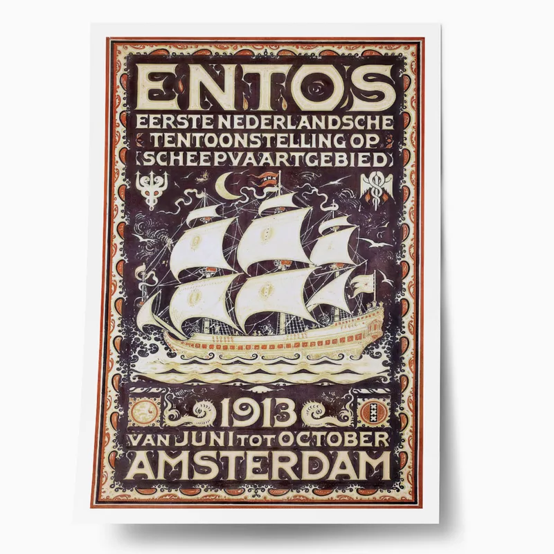 Πόστερ 1913 ENTOS MARITIME EXHIBITION