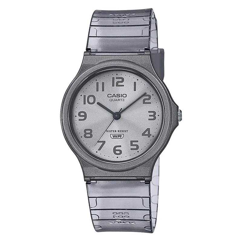 CASIO Collection Grey Rubber Strap MQ-24S-8BEF