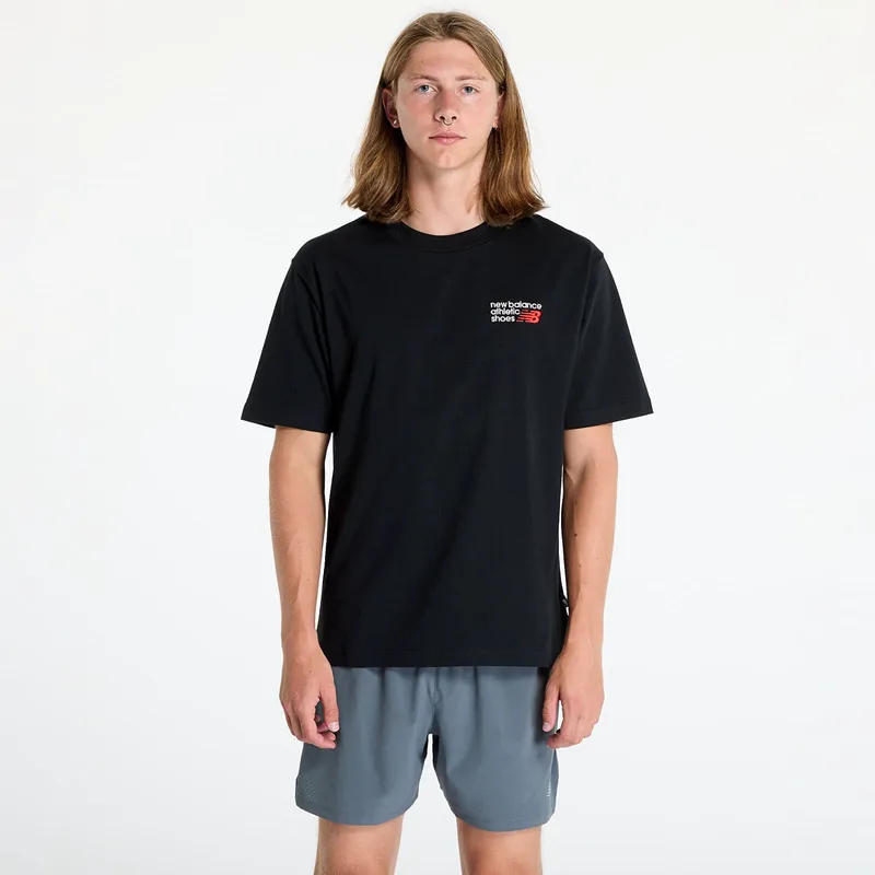 T-shirt New Balance Athletics Premium Logo T-Shirt Black M