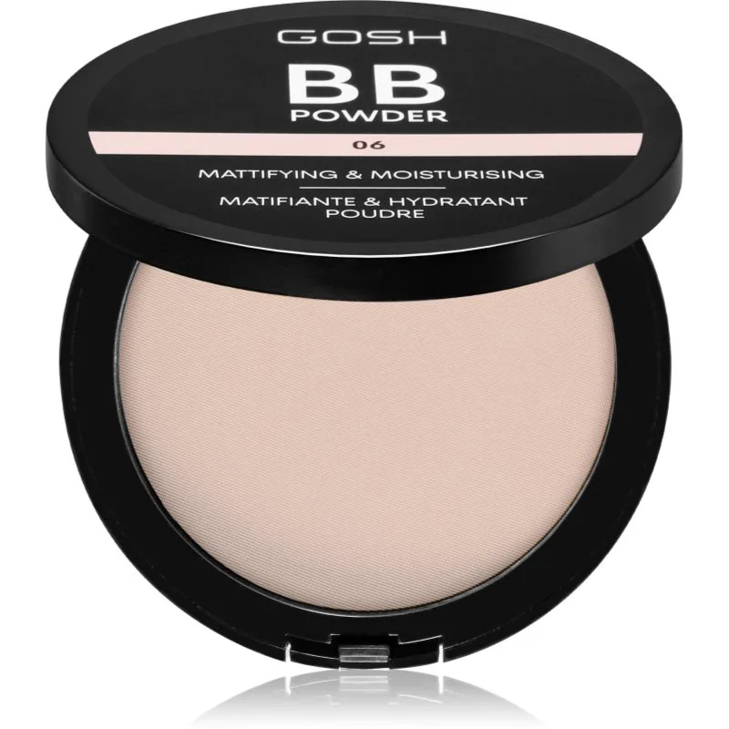 GOSH COPENHAGEN BB ματ πούδρα απόχρωση 06 Warm Μπεζ 6.5 γρ