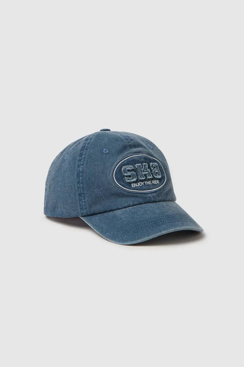OVS παιδικό denim καπέλο με λογότυπο - 002262338 Denim Blue