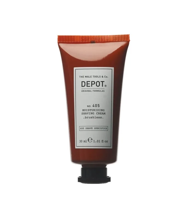 Depot, 400 Shaving Specifications No. 405, Allantoin, Moisturizing, Shaving Cream, 30 ml