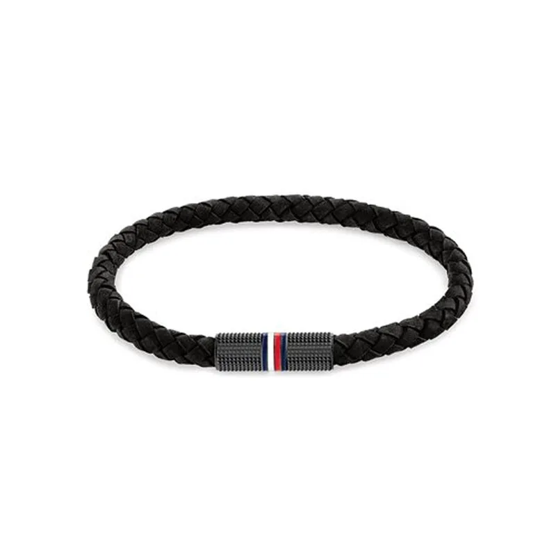 TOMMY HILFIGER Ανδρικό Βραχιόλι από Δέρμα και Ατσάλι 2790459