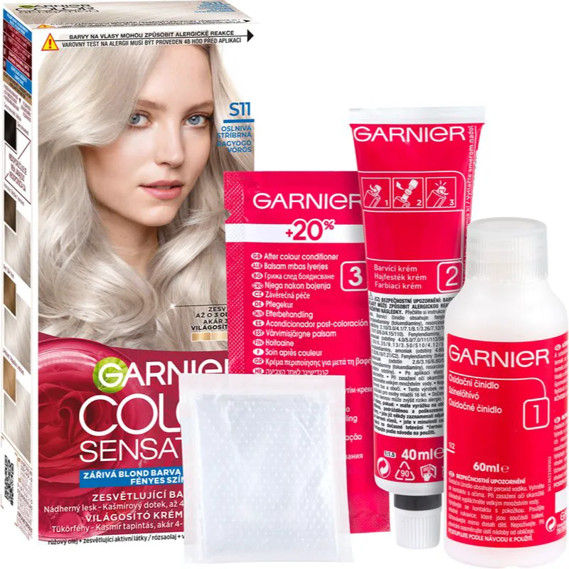 Garnier Color Sensation βαφή μαλλιών απόχρωση S11 Ultra Smoky Blonde 1 τμχ