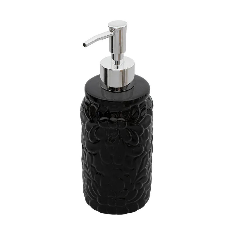 Dispenser Μπάνιου 360ml Homely Dolomite Black 02-11536