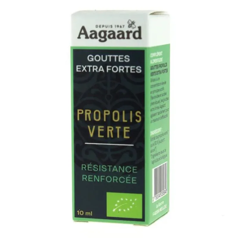 Aagaard Propolis Gocce Extra Strong Organic Green Propolis 10ml