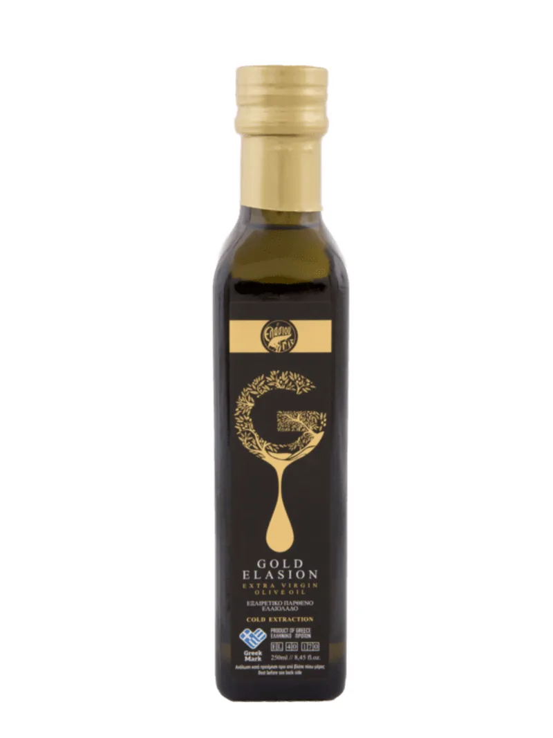 Εξαιρετικό παρθένο ελαιόλαδο Κρήτης "Golden Elasion" 250ml>