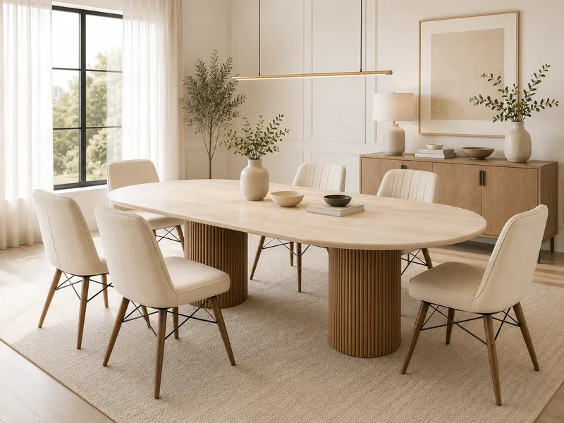 Σετ Τραπεζαρίας με 6 καρέκλες, Aurea ,180x90x75 εκ. All4home