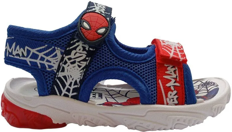 ΣΑΝΔΑΛΙ DISNEY R1310530T SPIDER-MAN WITH LIGHTS ΜΠΛΕ (33)