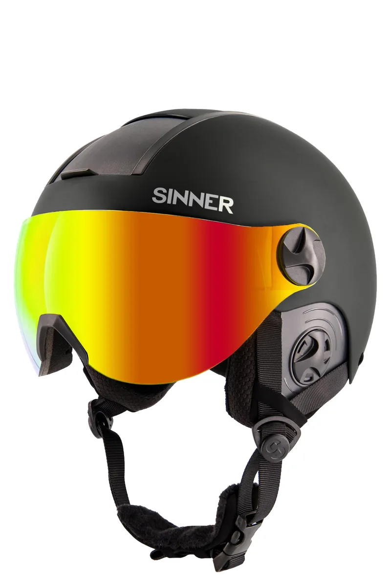 Κράνος Σκι Βουνού Sinner Bullit Visor SIHE-150-10B-10B