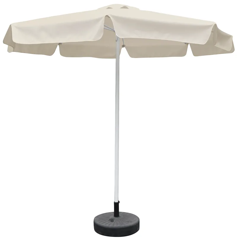 Ομπρέλα Κήπου ArteLibre VALENARE Εκρού/Λευκό Μέταλλο/Polyester Φ2.35m