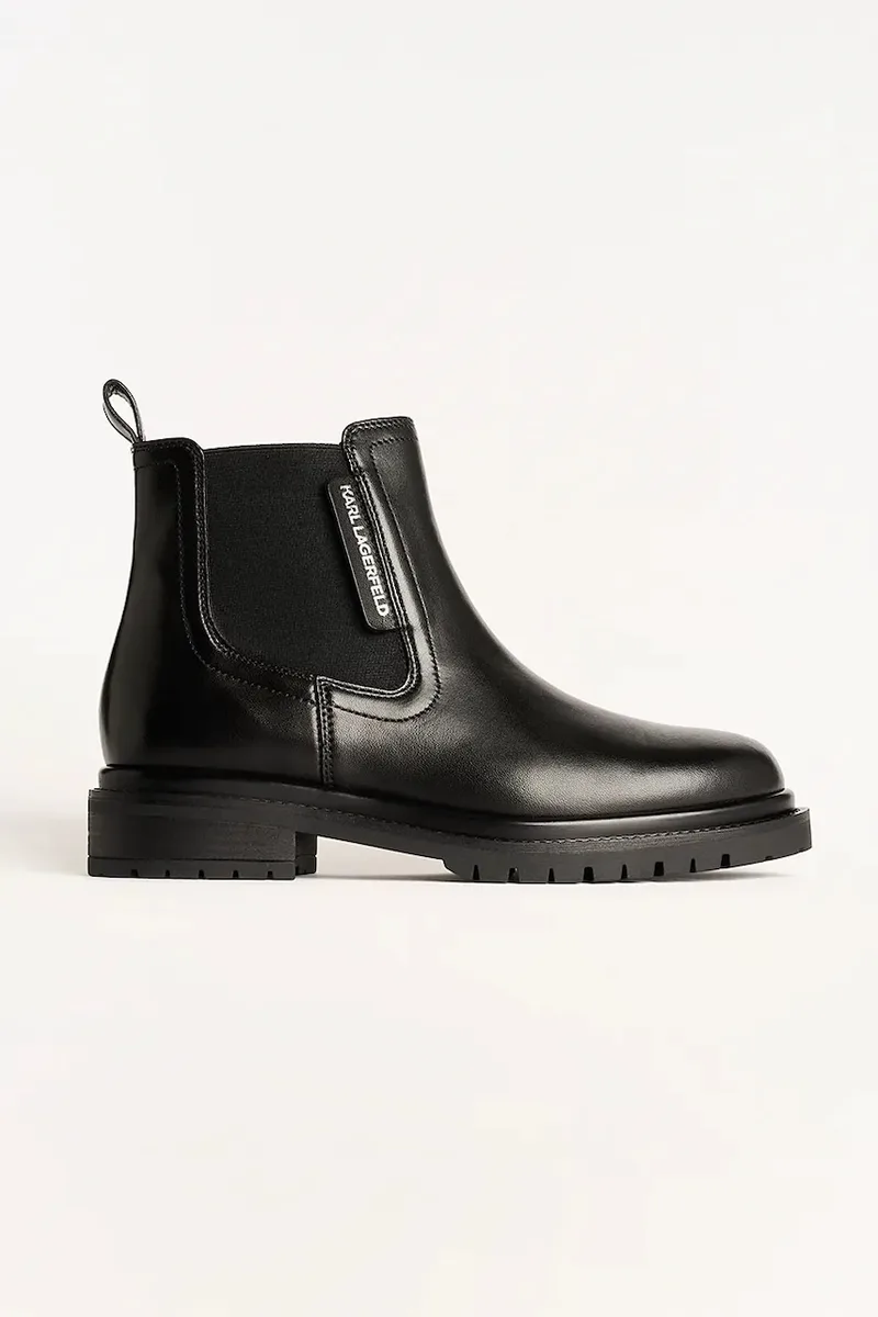 Δερμάτινες μπότες Karl Lagerfeld BINKY