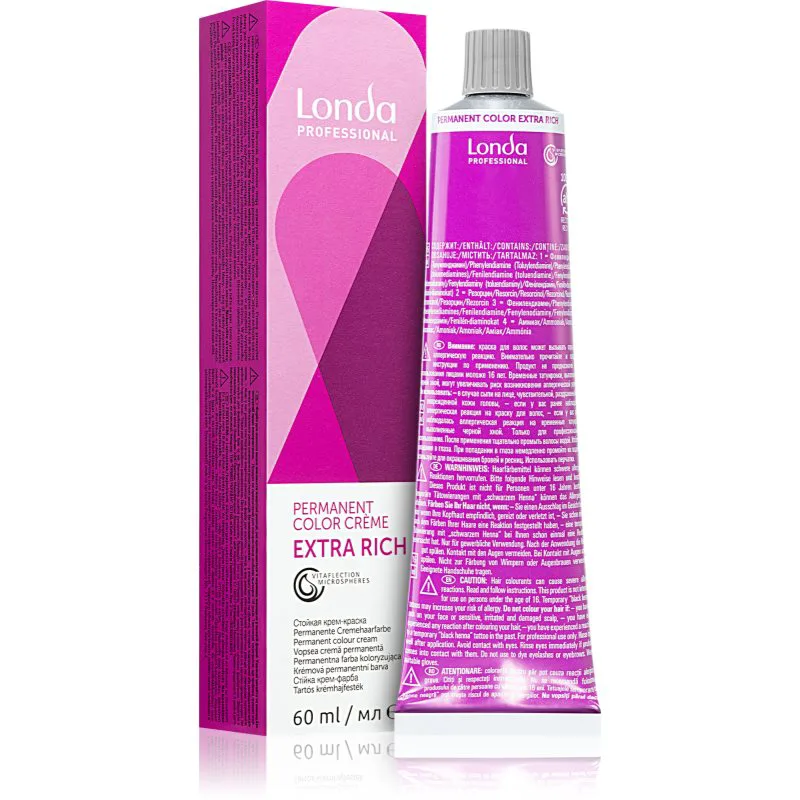 Londa Professional Permanent Color Extra Rich μόνιμη βαφή μαλλιών 6/0 60 ml
