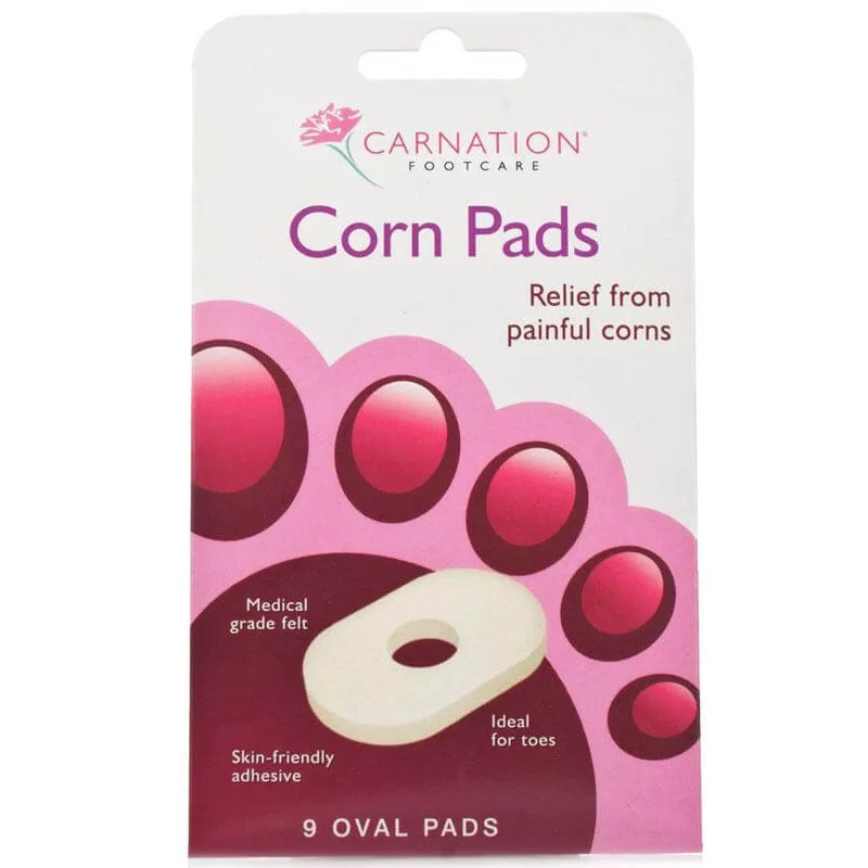 Carnation Corn Pads Προστατευτικά Επιθέματα για τα Δάκτυλα των Ποδιών 9τμχ