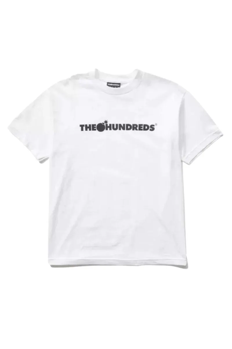 THE HUNDREDS T Shirts Bar Logo - Λευκό-F23S101001-WHITE