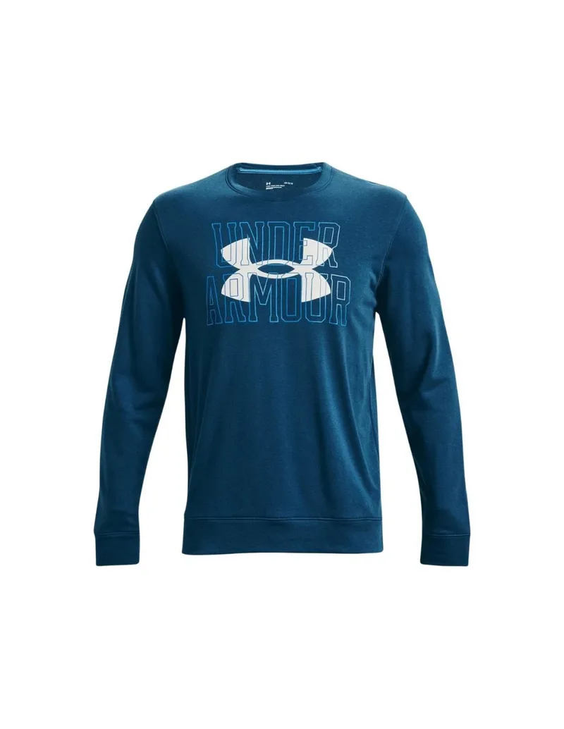 Under Armour Rival Terry Ανδρικό Φούτερ Μπλε 1370391-458