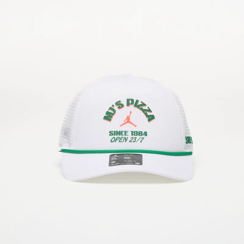 Cap Jordan Rise Structured Trucker Cap White/ Court Green/ Infrared 23 L/XL
