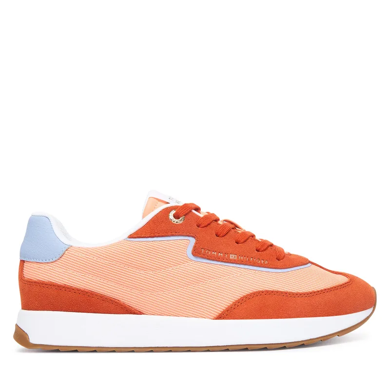 Αθλητικά Tommy Hilfiger Th Retro Runner Mix FW0FW09410 Πορτοκαλί