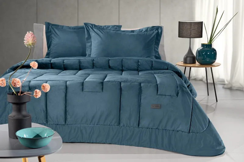 Πάπλωμα Υπέρδιπλο Guy Laroche Scarlett Blue Saphire 220x240