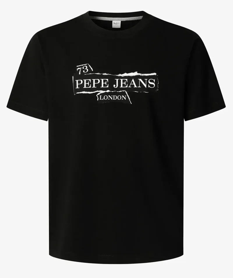 Pepe Jeans Ανδρικό T-shirt Griffin PM5010175-999 Μαύρο