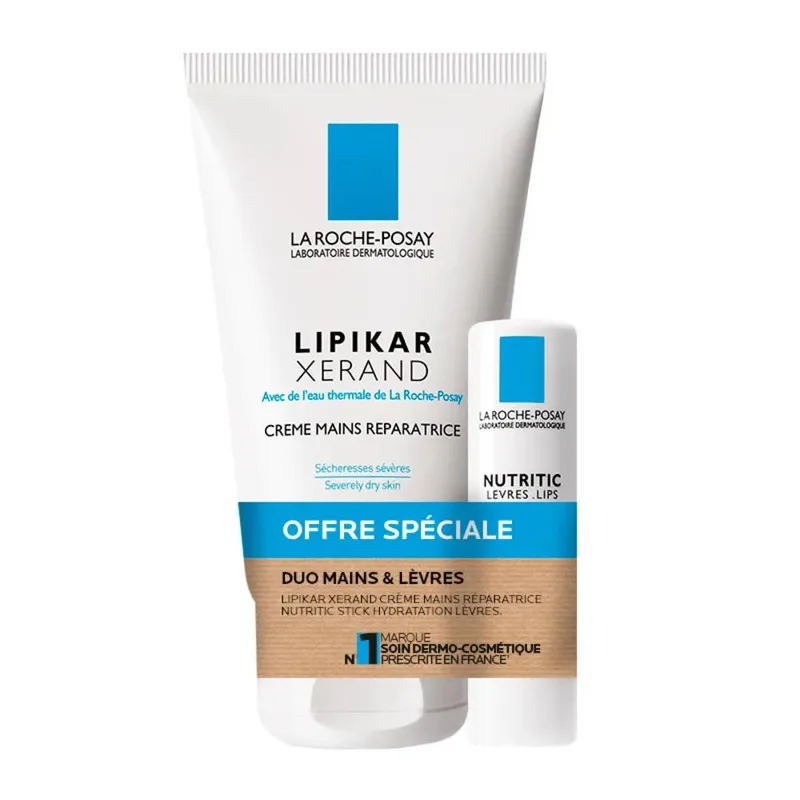 La Roche-Posay Lipikar Xerand Duo Hands & Lips Nutritic 50ml