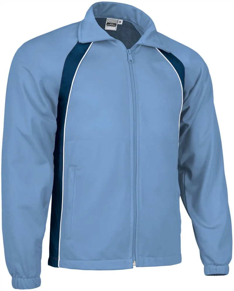 Αθλητικό μπουφάν TOURNAMENT Valento CQVATOUMC_kids Night Navy Blue-Sky Blue-White