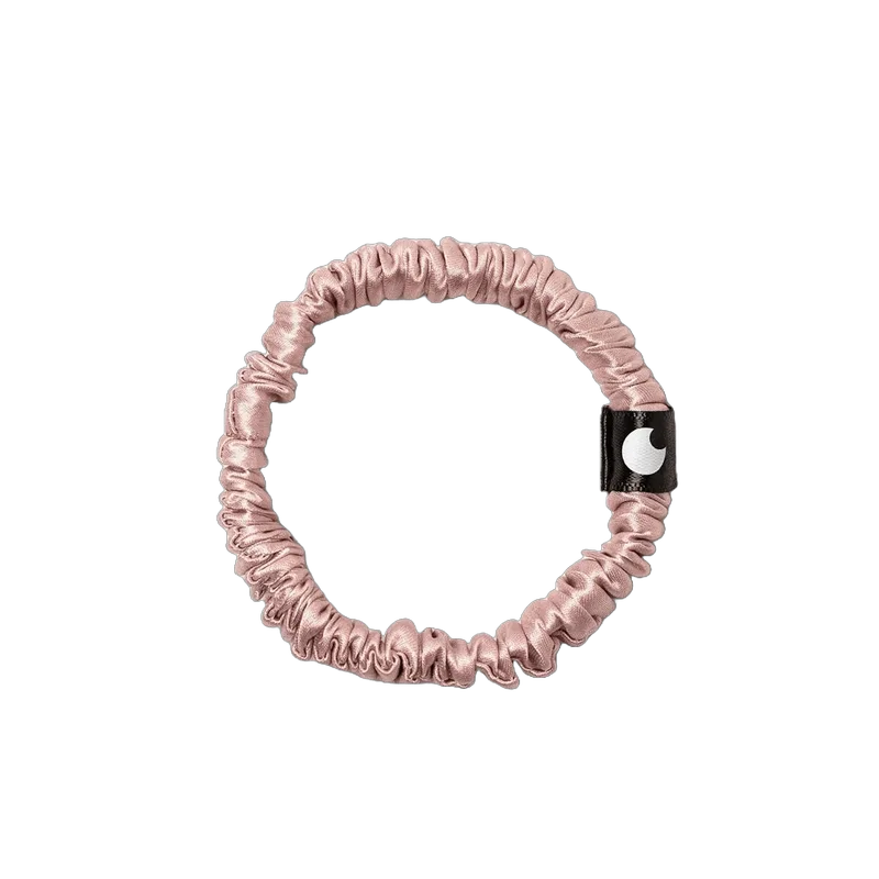 Μεταξωτό Scrunchie Small-Ροζ