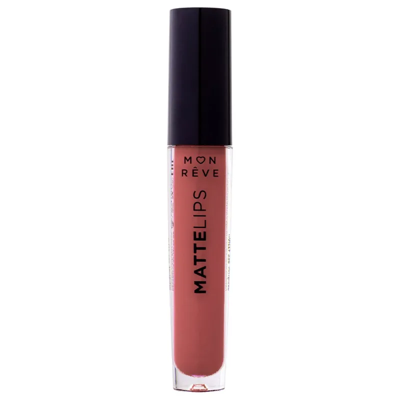 Mon Reve Matte Lips Liquid Lipstick Υγρό Ματ Κραγιόν με Πλούσιο Χρώμα Μεγάλης Διάρκειας 4ml - 26