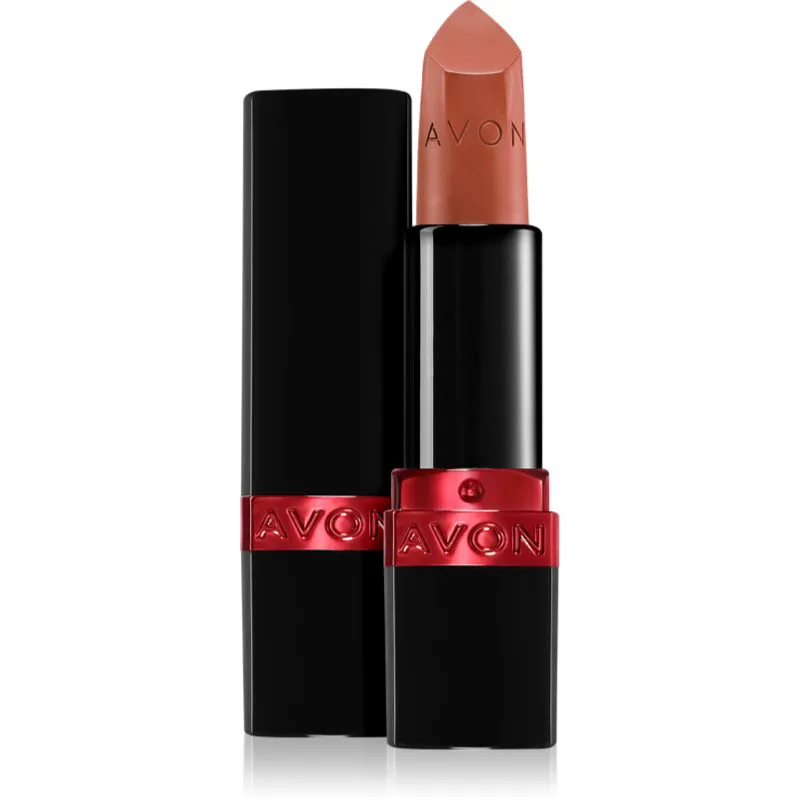 Avon Ultra Matte ματ ενυδατικό κραγιόν απόχρωση Peach Macaron 3.6 γρ