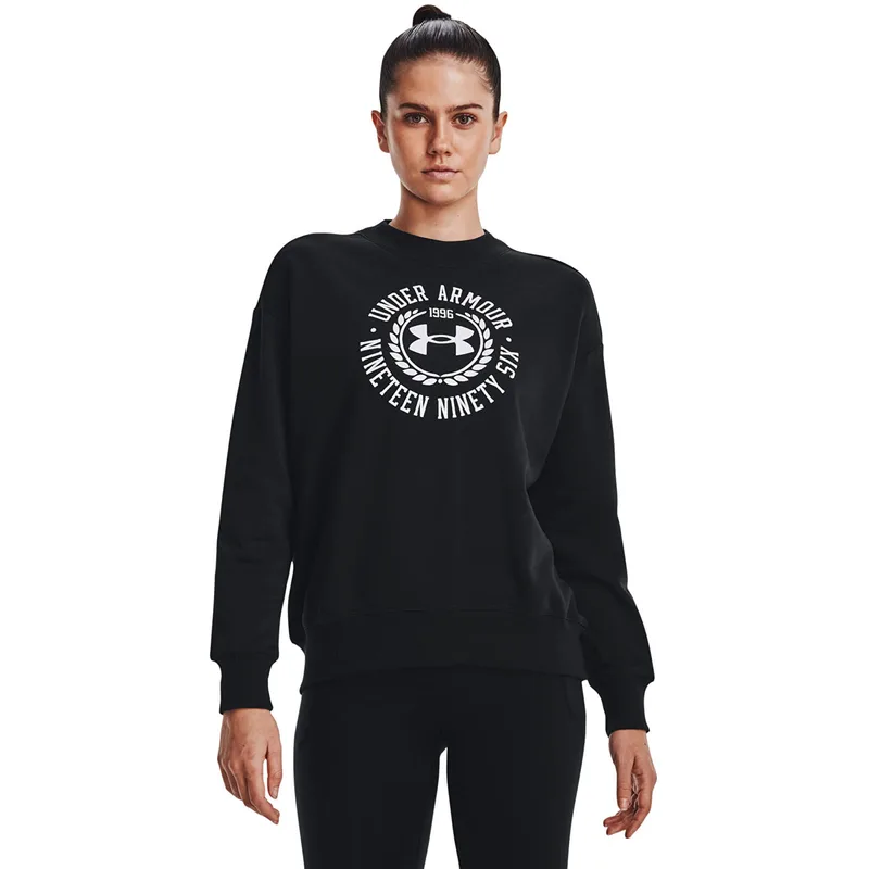 Φούτερ Under Armour Rival Fleece Crest Grp Crew Black S