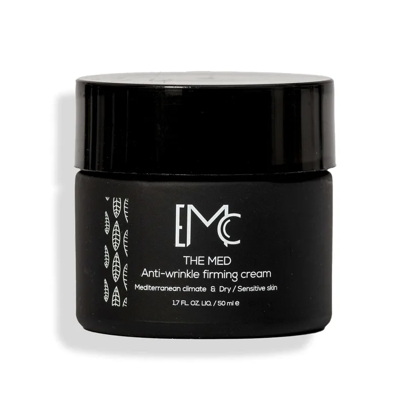 THE MED Dry & Sensitive Skin Αντιρυτιδική & Αναπλαστική Κρέμα Νυχτός
