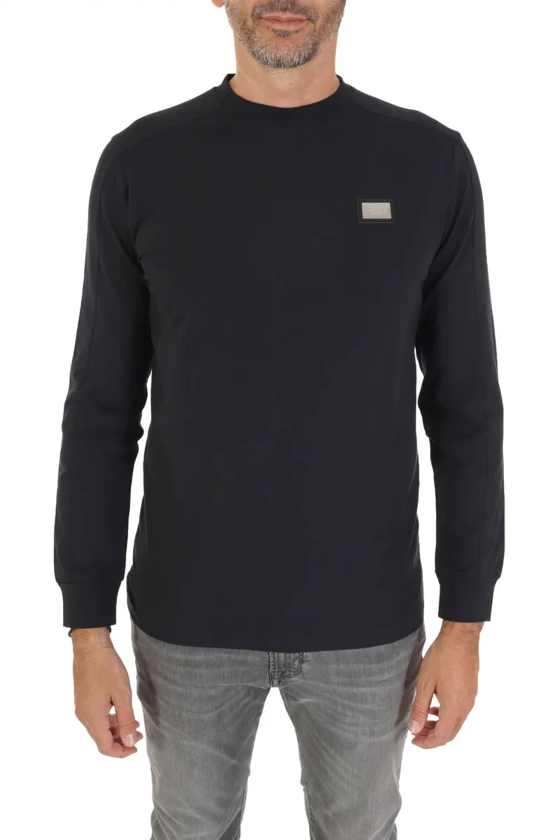 KARL LAGERFELD T-SHIRT LOGO ΜΠΛΕ