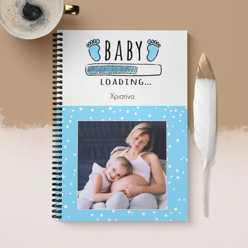 Baby Boy Loading - Σημειωματάριο - A5 (14.8X21)