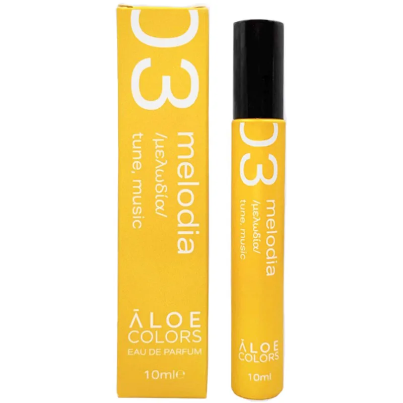 Aloe Colors Eau De Parfum Γυναικείο Δροσερό Άρωμα με Αέρινες Νότες απο Περγαμόντο, Γκρέιπφρουτ, Τζίντζερ & Musk 10ml - Melodia