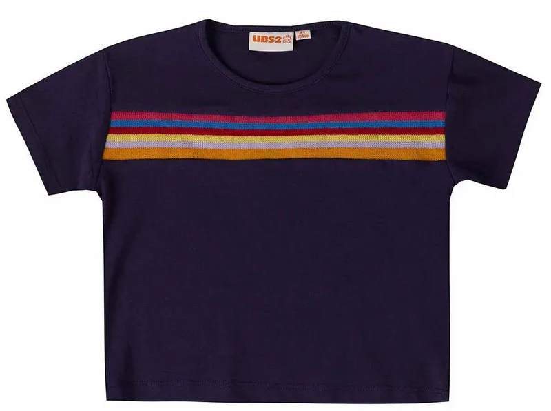 T-SHIRT UBS2 E219321-999 ΣΚΟΥΡΟ ΜΠΛΕ (8 ΕΤΩΝ)-(128 CM)