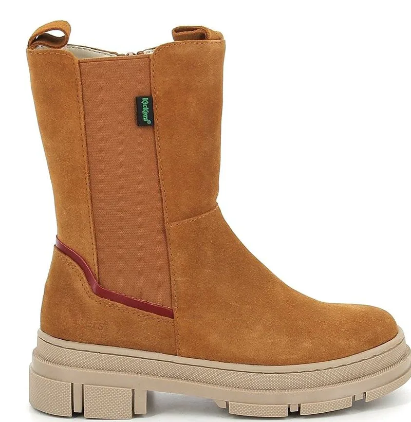ΜΠΟΤΕΣ KICKERS GOZ 947280 ΚΑΦΕ (EU:33)