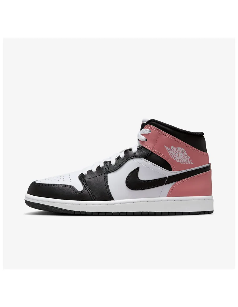Jordan 1 Mid White Rust Ροζ Black DQ8426100 MBS