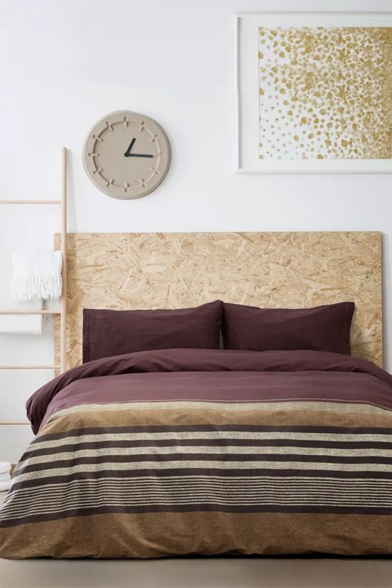 Σετ Σεντονια Μονα Komo Bordeaux Kocoon 270x160x0cm Μονόχρωμο