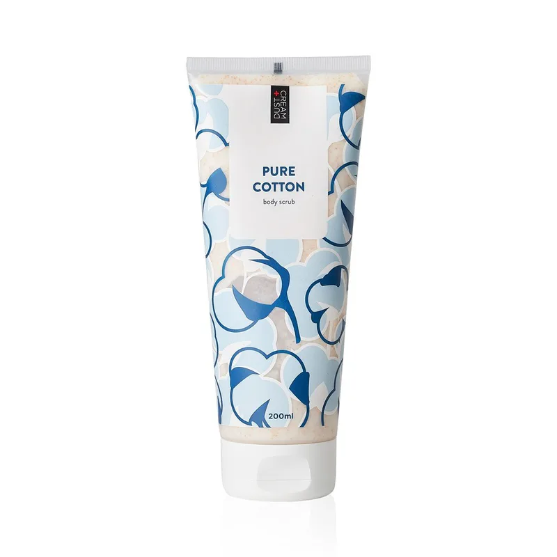 SCRUB ΣΩΜΑΤΟΣ BASIC LINE ΜΕ ΑΡΩΜΑ PURE COTTON 200ML