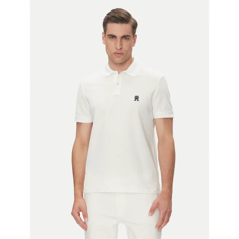 Tommy Hilfiger Polo MW0MW33167 Λευκό Regular Fit