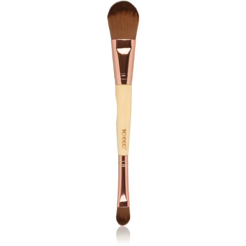 So Eco Foundation & Concealer Duo Πινέλο για foundation και concealer διπλής όψης 1 τμχ