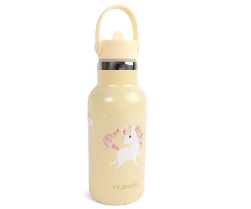 Filibabba Stainless Steel Water Bottle - Unicorn Shores