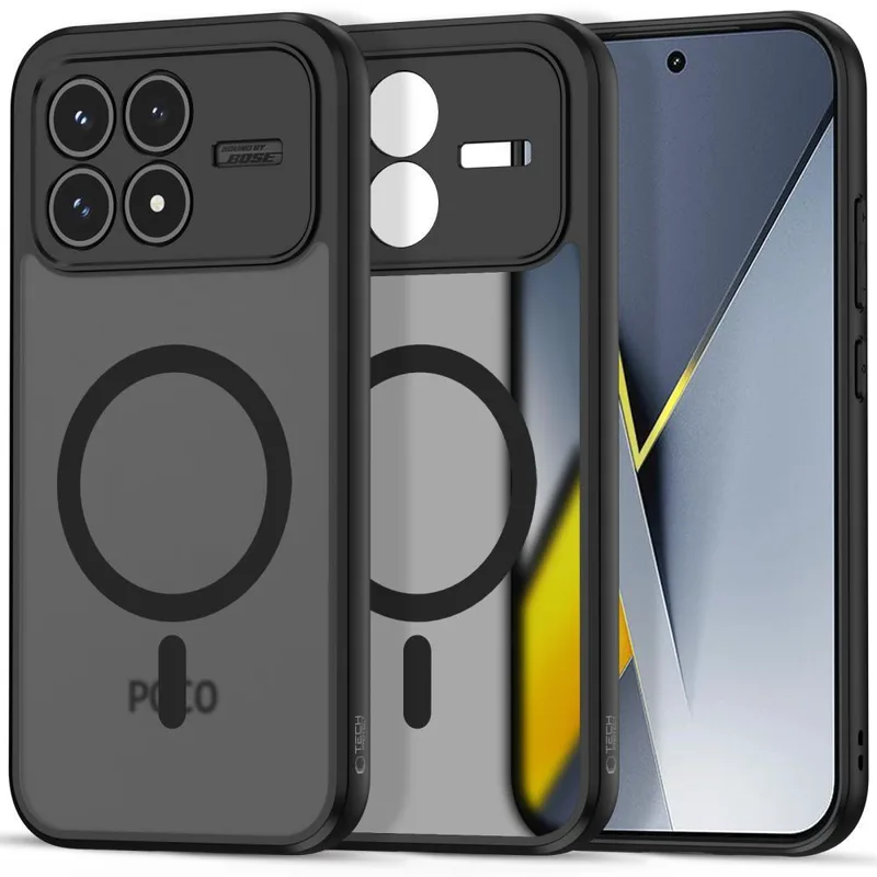 Θήκη Tech-Protect MagMat Frosted Black Poco F8 Pro 5G