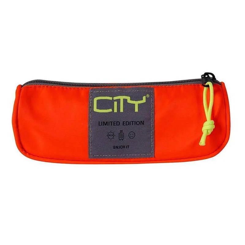 ΚΑΣΕΤΙΝΑ CITY ECLAIR 22699 SATIN ORANGE 1zip