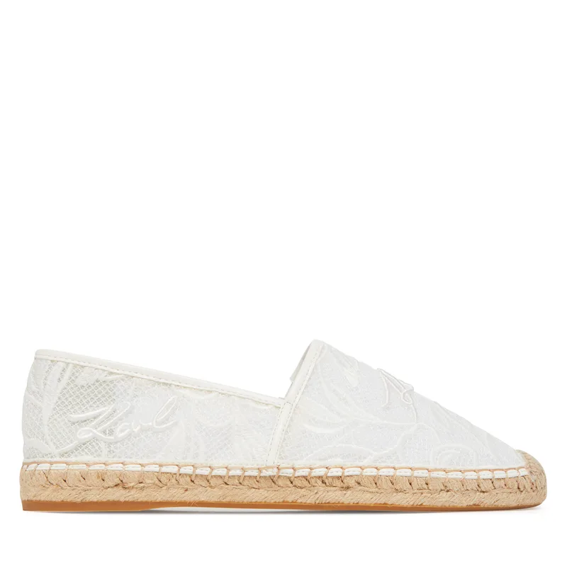 Εσπαντρίγιες KARL LAGERFELD Kamini KL80121A Λευκό