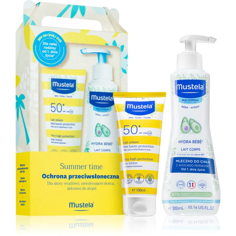 Mustela Bébé Summer Time Set σετ δώρου για παιδιά από τη γέννηση