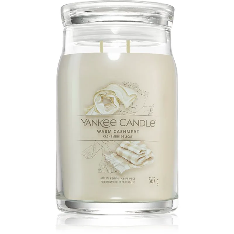 Yankee Candle Warm Cashmere αρωματικό κερί 567 γρ
